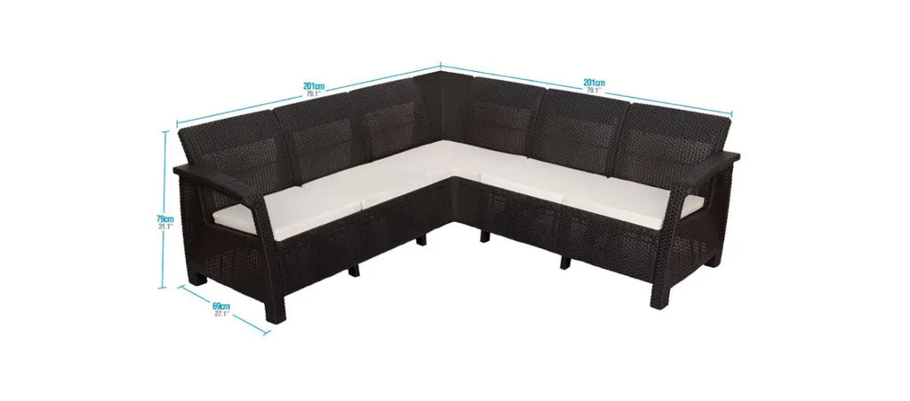 Juego de Sala Ferrara Fancy - MQ - Muebles Dummi