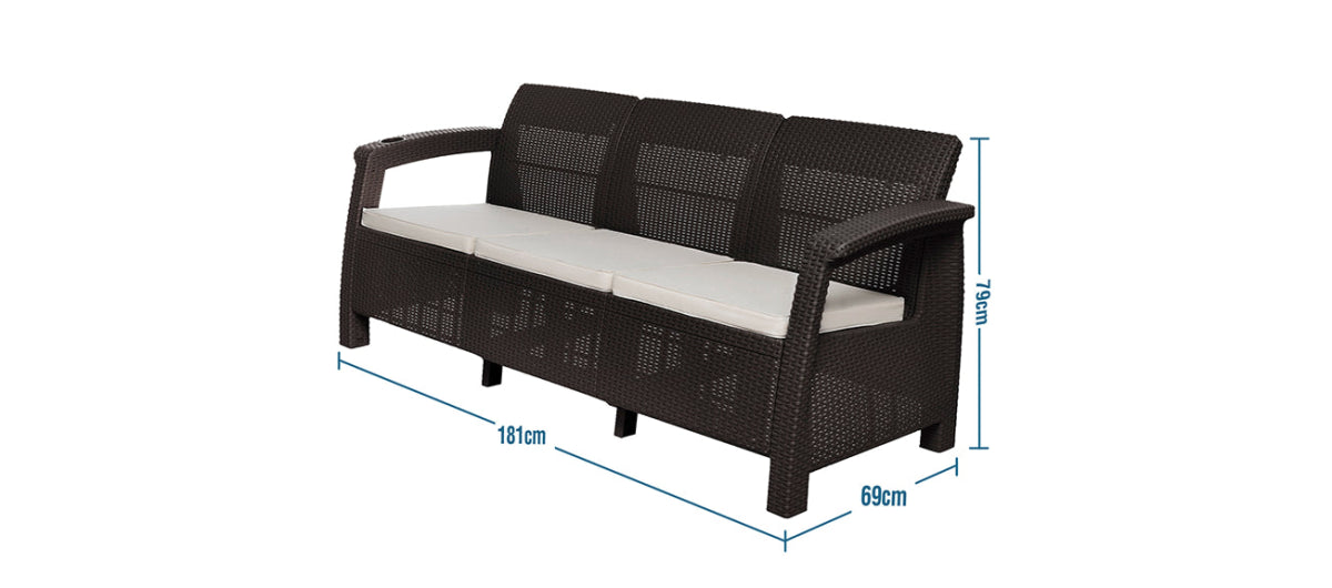 Juego de Sala Ferrara Premium - MQ - Muebles Dummi