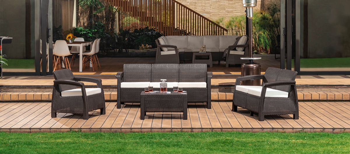 Juego de Sala Ferrara Premium - MQ - Muebles Dummi