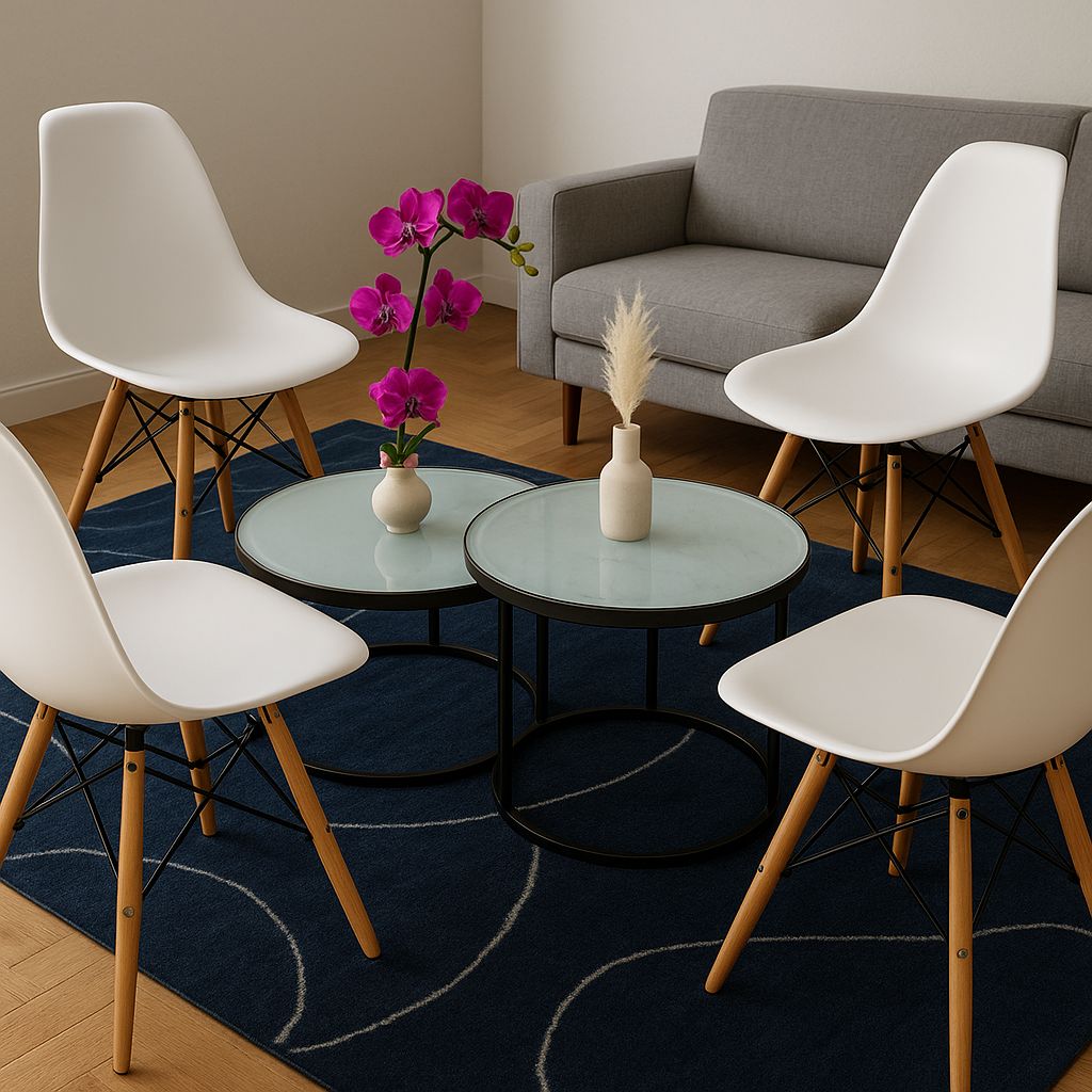 Juego de Sala Moderno Con Mesa de Centro - Muebles Dummi