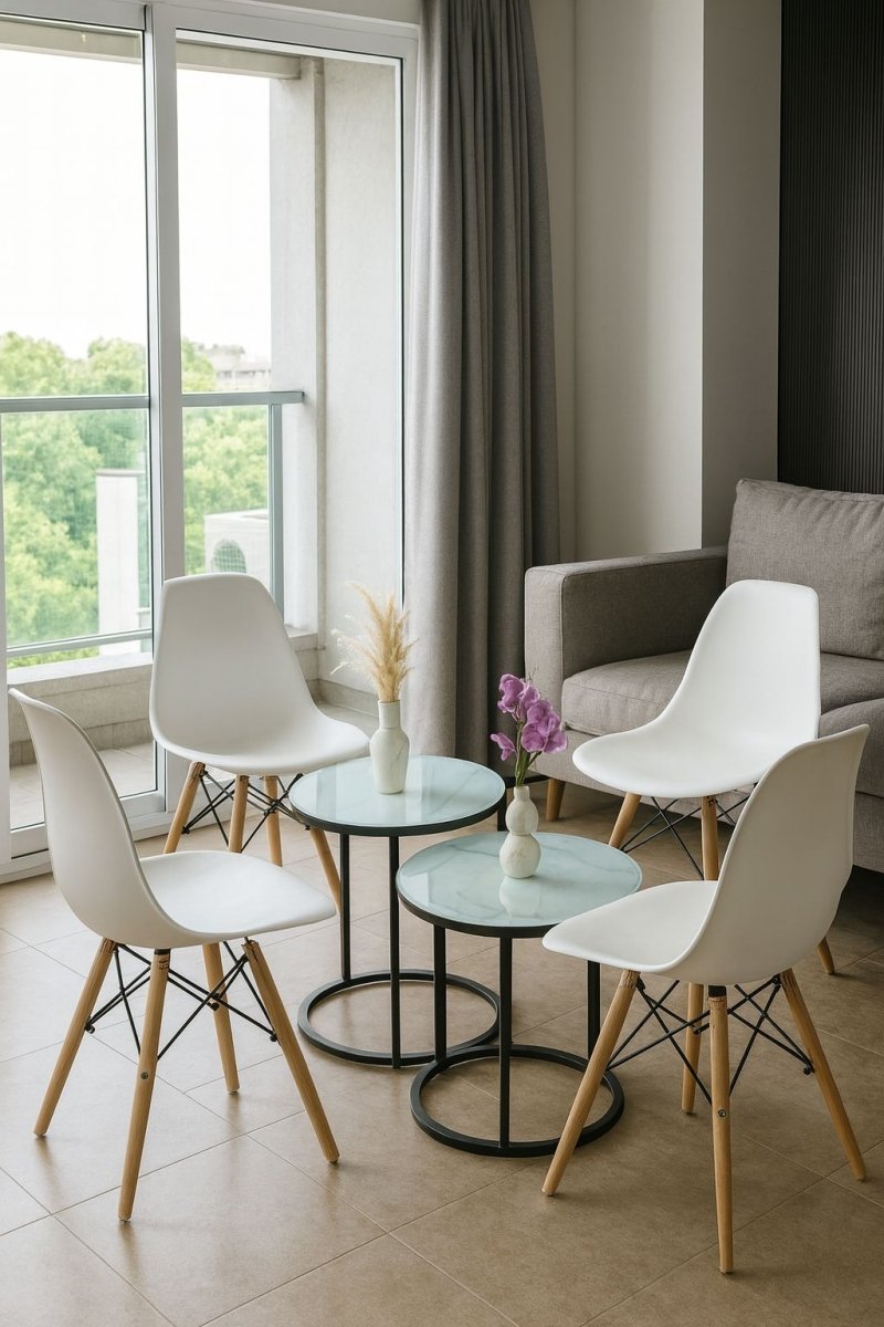 Juego de Sala Moderno Con Mesa de Centro - Muebles Dummi