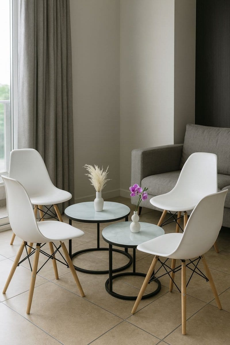 Juego de Sala Moderno Con Mesa de Centro - Muebles Dummi