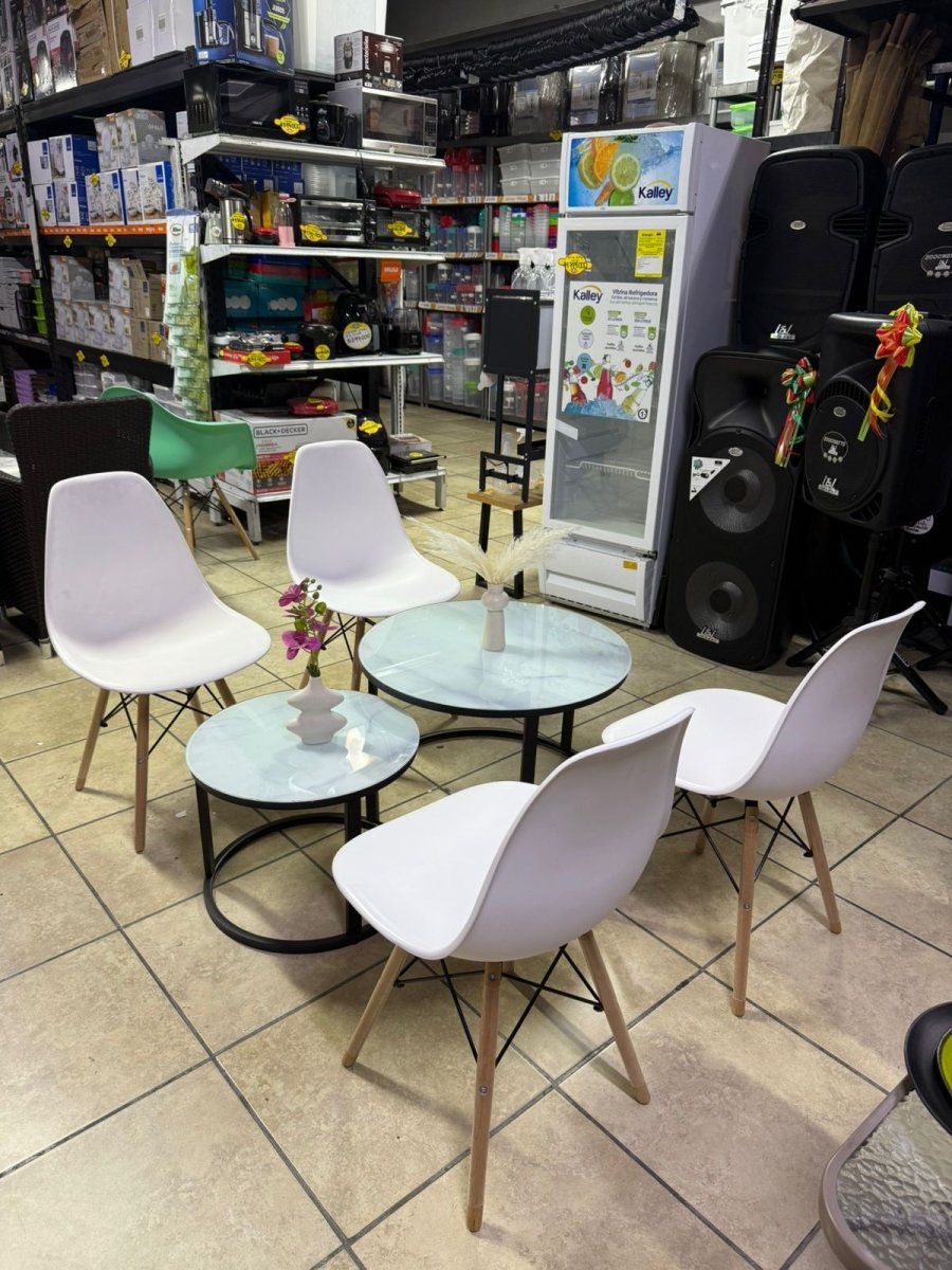 Juego de Sala Moderno Con Mesa de Centro - Muebles Dummi