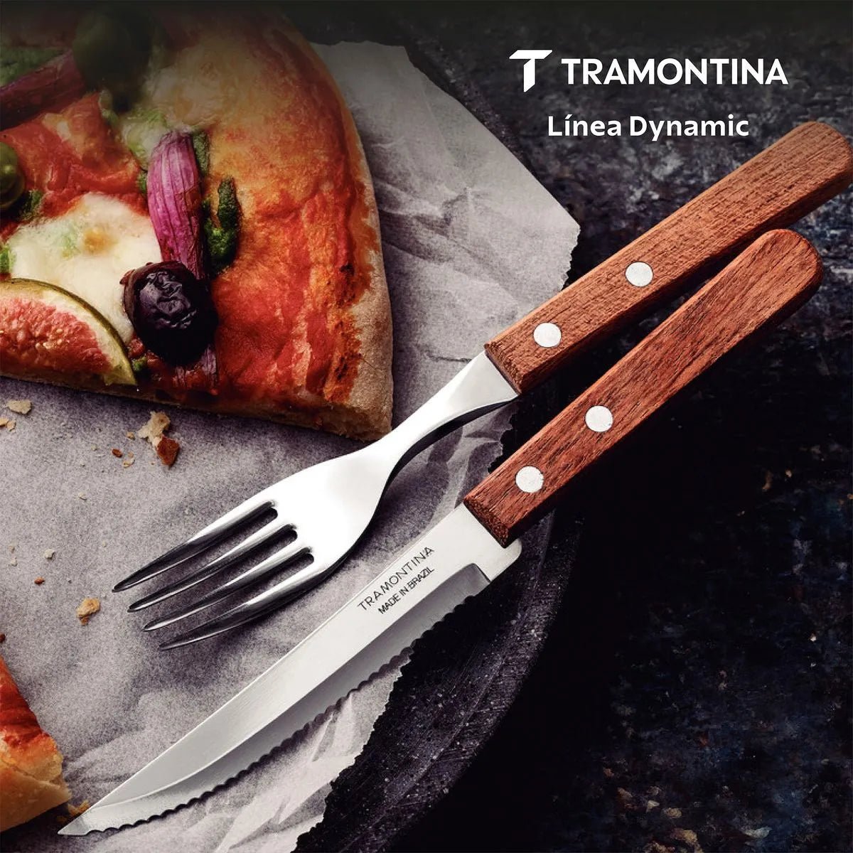 Juego de Tenedores de Mesa X3 - Tramontina Dynamic - Muebles Dummi