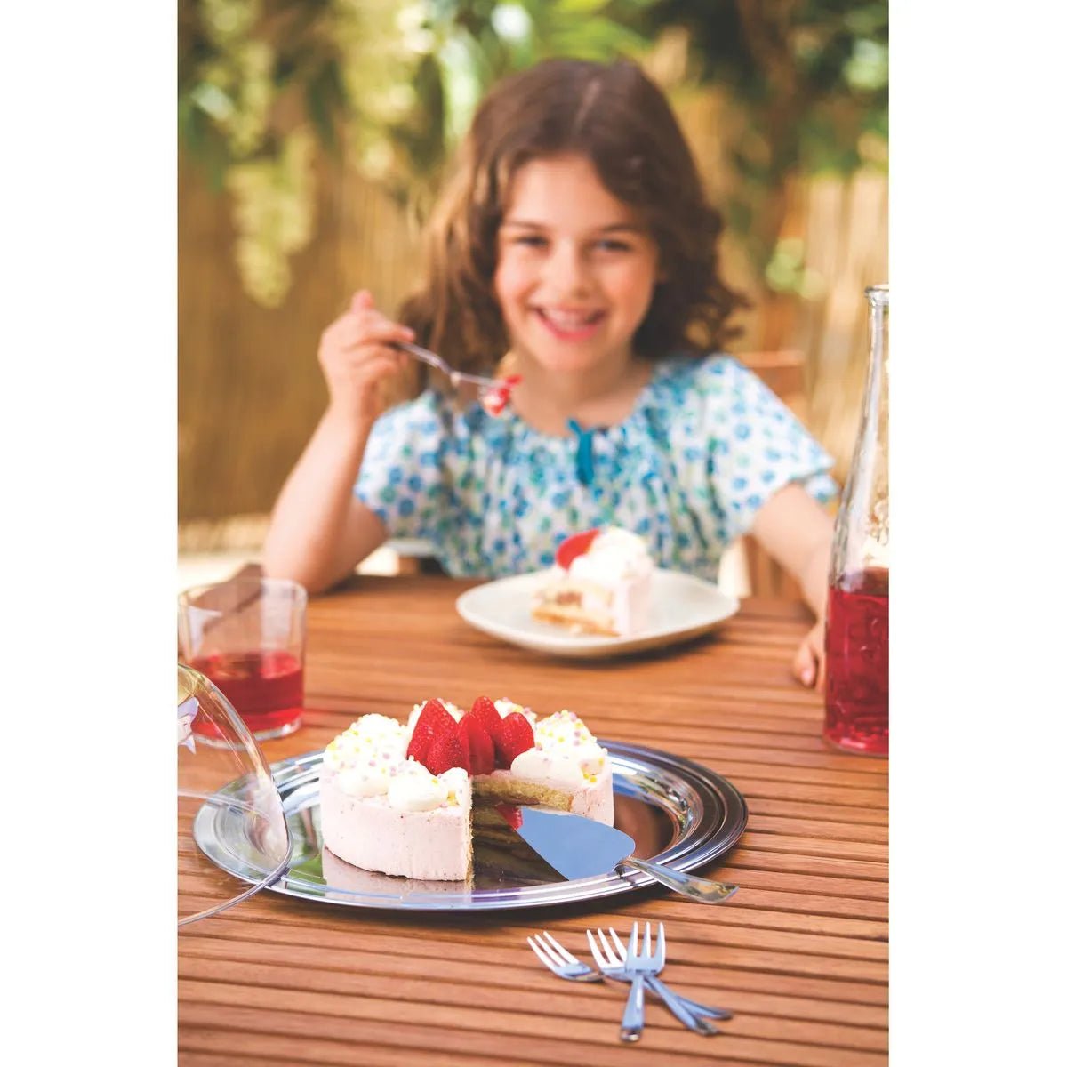 Juego Para Pastel de Acero Inoxidable - Tramontina - Muebles Dummi