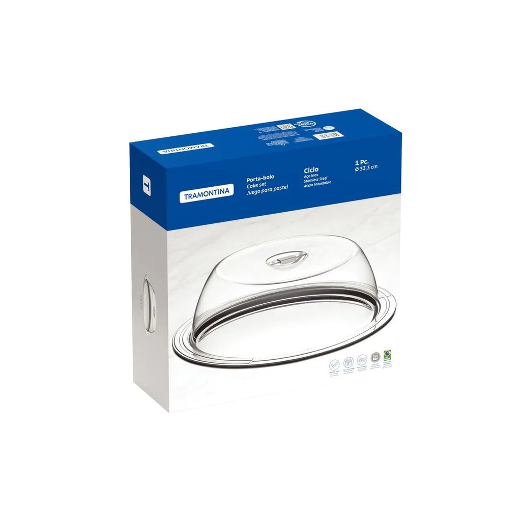 Juego Para Pastel de Acero Inoxidable - Tramontina - Muebles Dummi