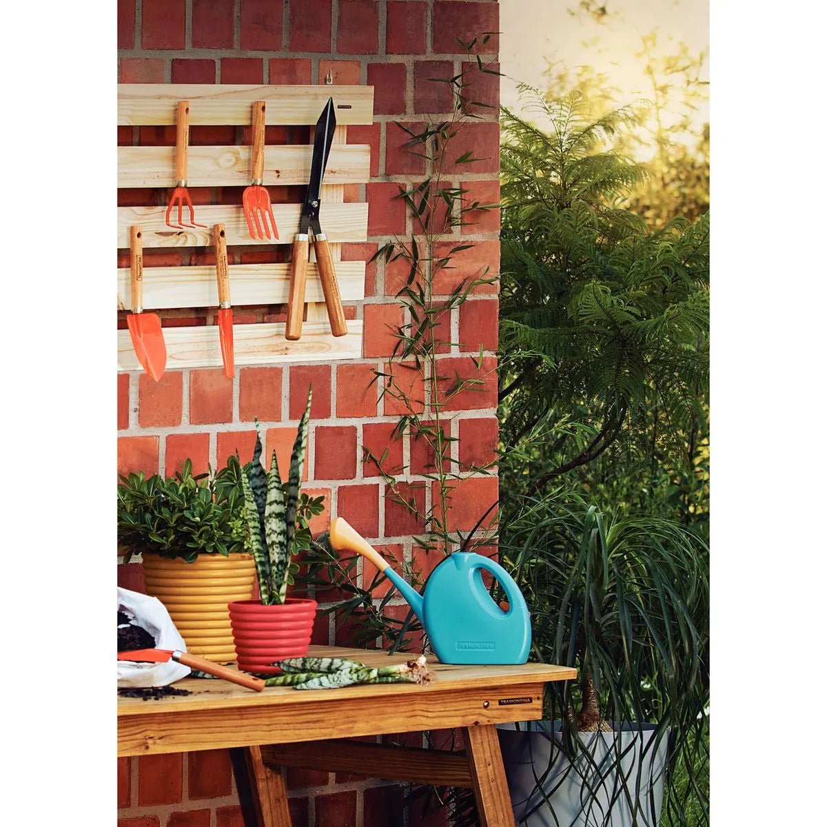 Kit para Jardín 3 Piezas - Mangos de Madera - Muebles Dummi