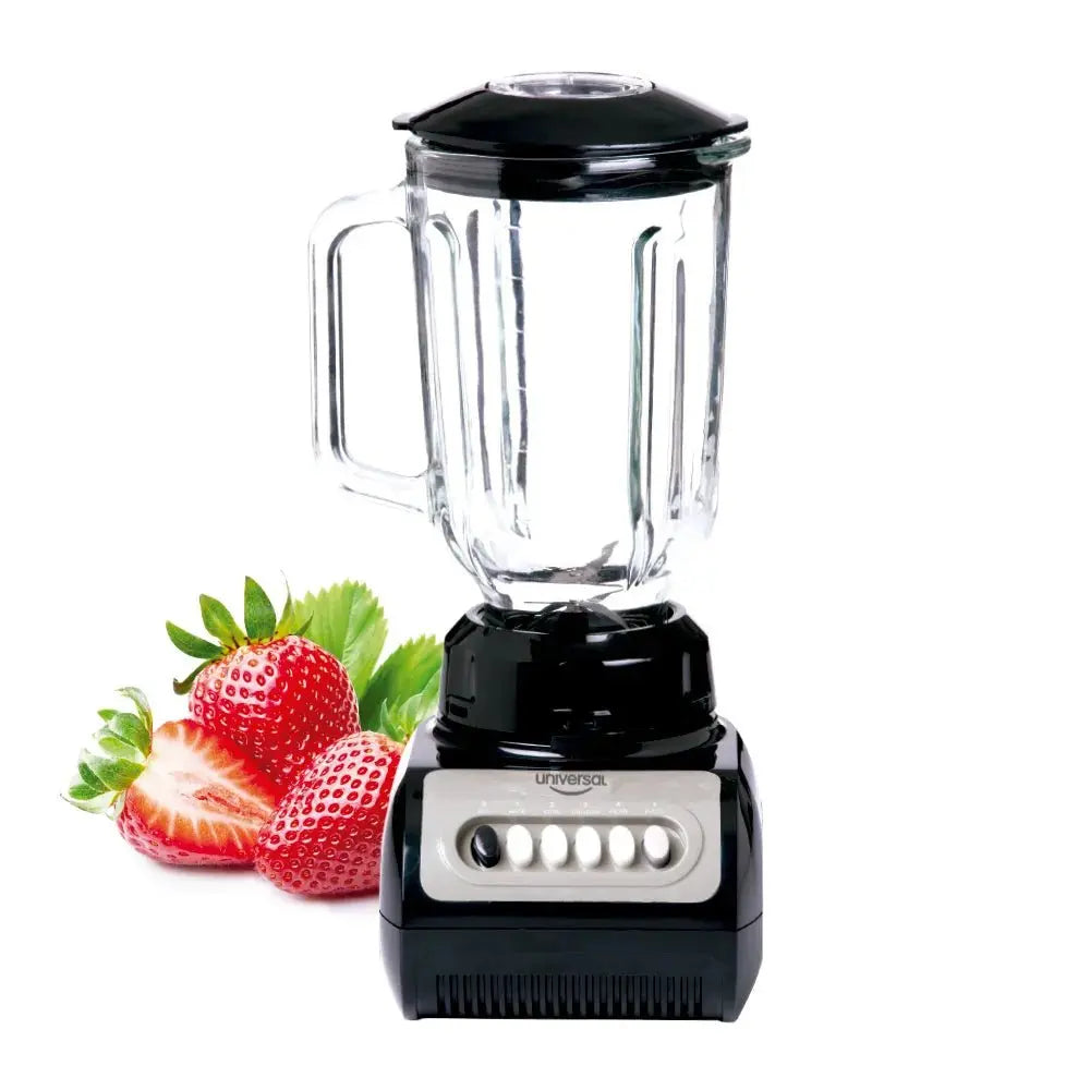 Licuadora Universal Con Vaso de Vidrio - 4 Velocidades - Muebles Dummi