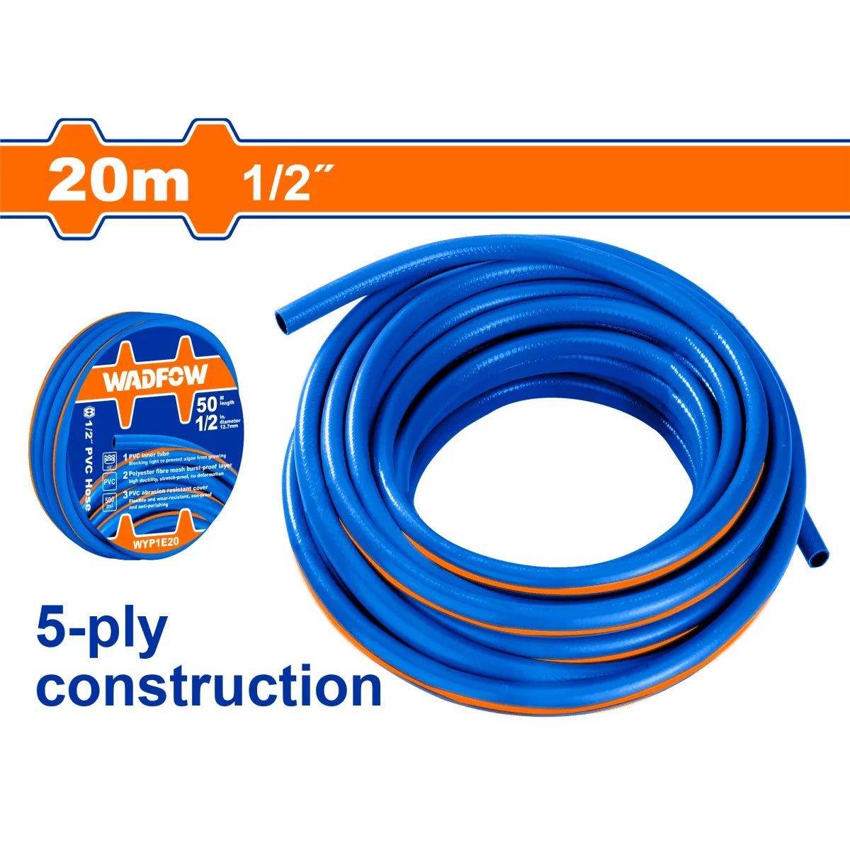 Manguera PVC 1/2 X 20Mts 1,7mm - Muebles Dummi
