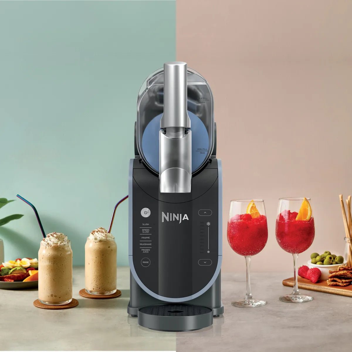 Máquina de Bebidas Ninja Slushi para Granizados, Frappé, Raspados y Cócteles - Muebles Dummi