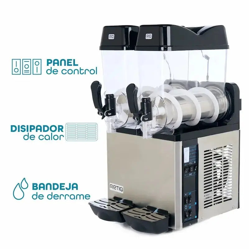Máquina Granizadora Doble Tanque - Muebles Dummi