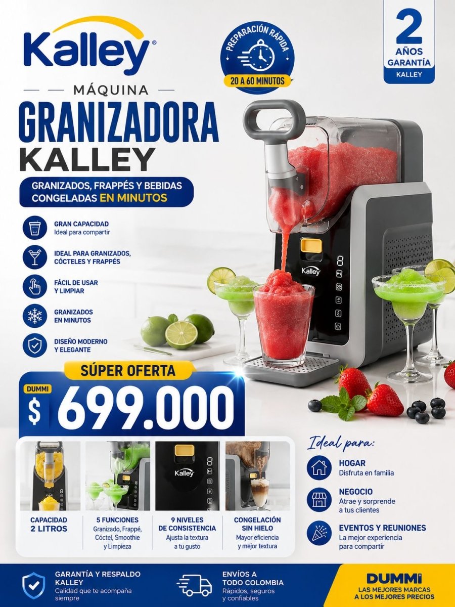 Maquina para Granizados KALLEY K - FROZZY - Muebles Dummi