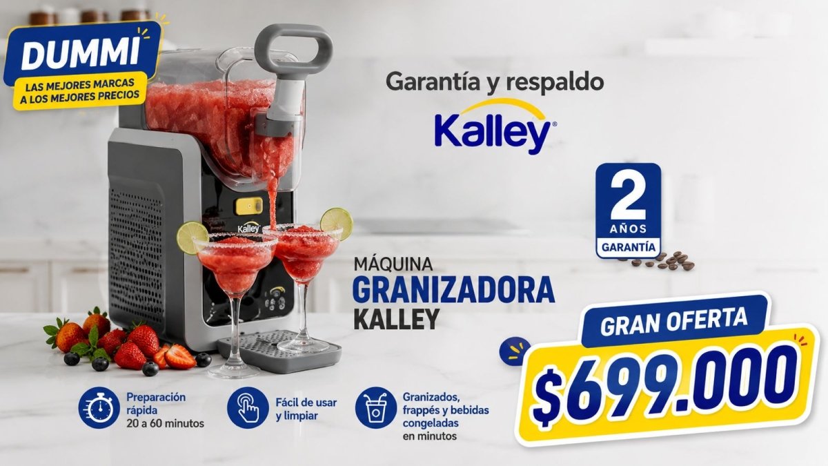 Maquina para Granizados KALLEY K - FROZZY - Muebles Dummi
