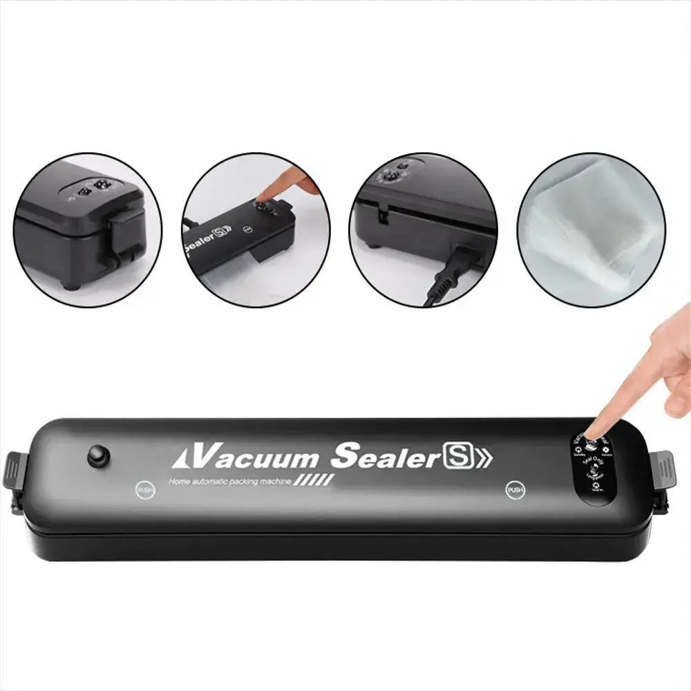Maquina Selladora De Bolsas Al Vacio Automatica Empacadora - Muebles Dummi