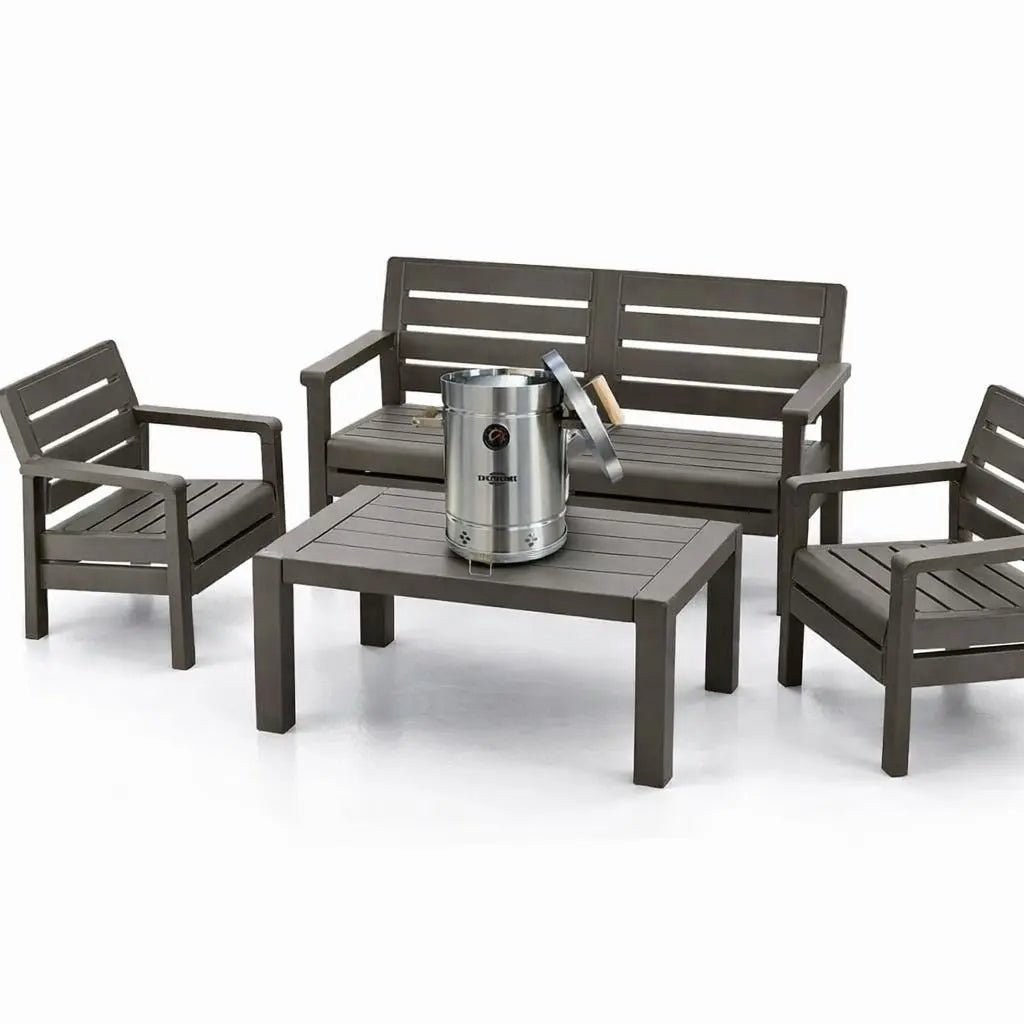 Mega Oferta! Sala Rimax 4 Puestos - Lleva un Barril de Obsequio! - Muebles Dummi