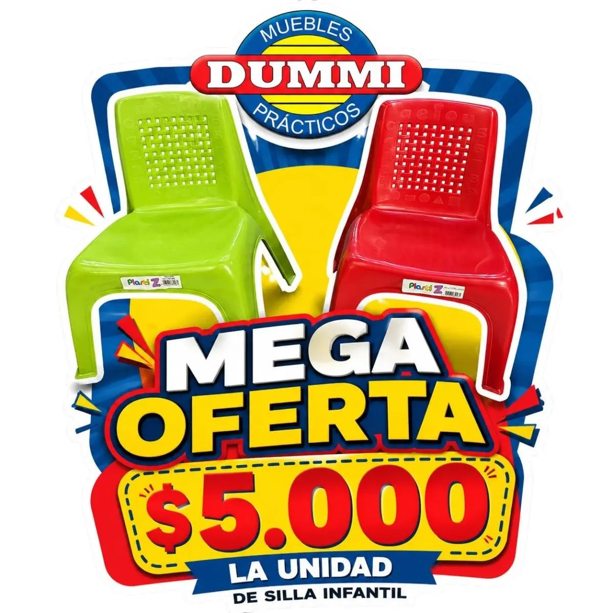 Mega Oferta! Silla Infantil - Muebles Dummi