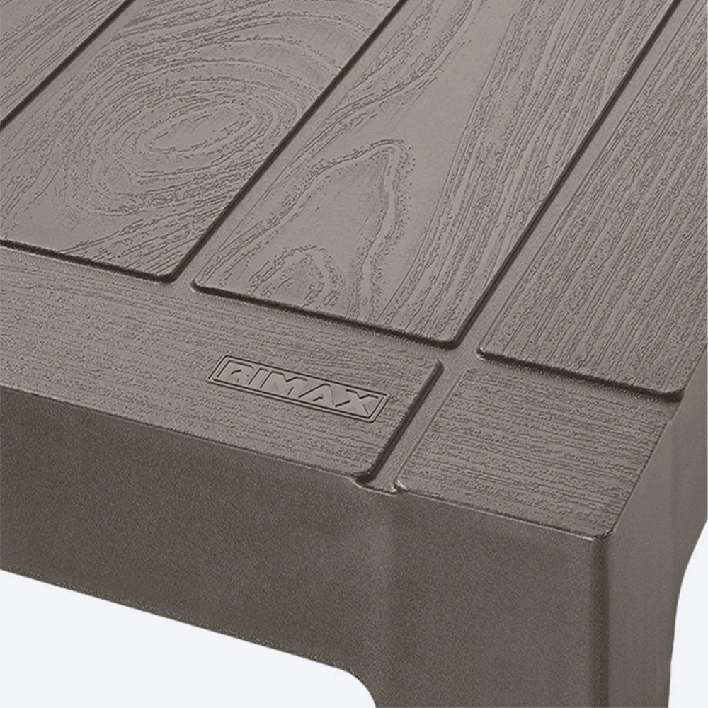 Mesa Cuadrada Baru Apariencia Madera Rimax - Muebles Dummi