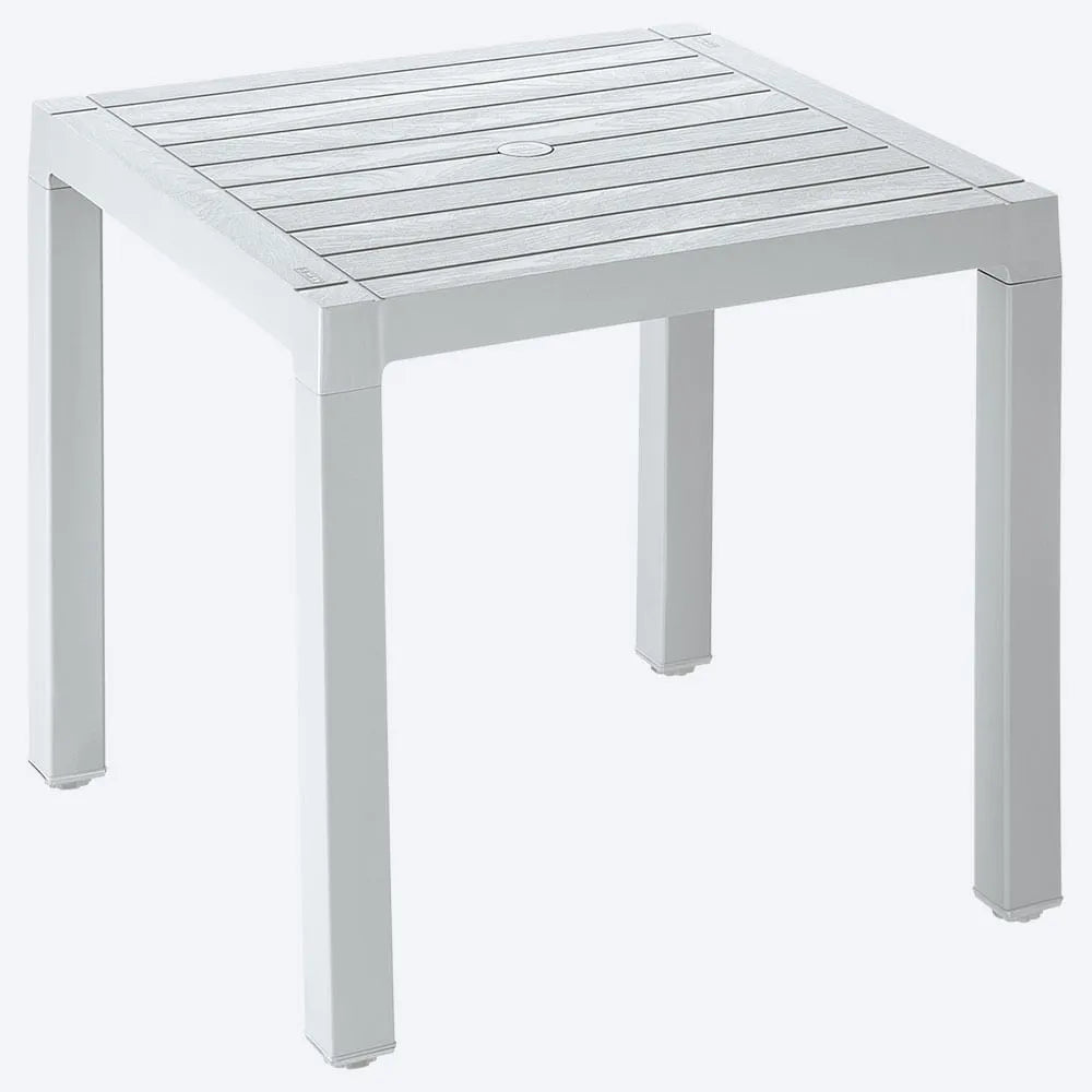 Mesa Cuadrada Baru Apariencia Madera Rimax - Muebles Dummi