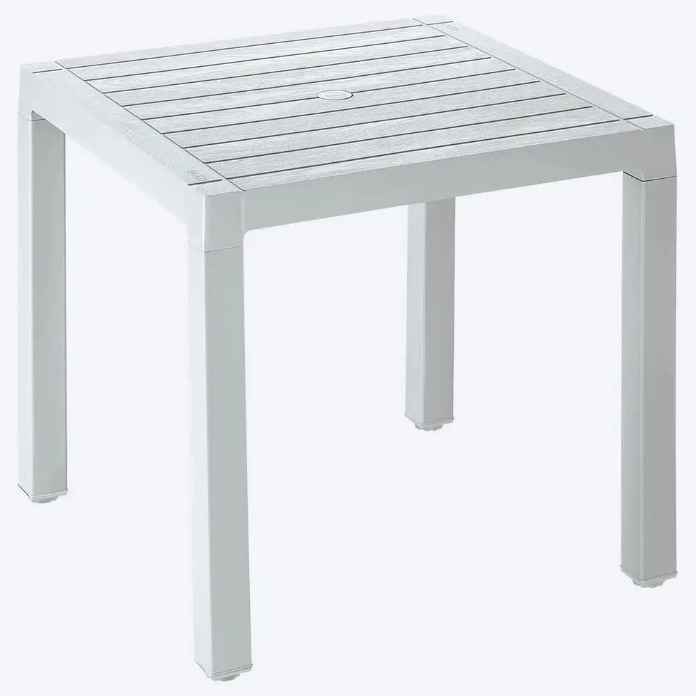 Mesa Cuadrada Baru Apariencia Madera Rimax - Muebles Dummi