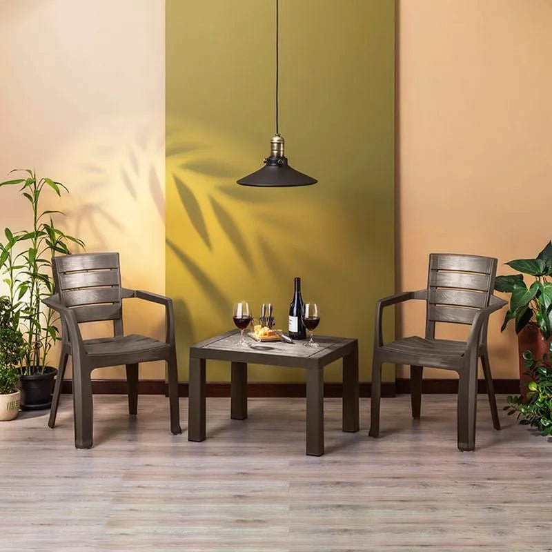 Mesa De Centro Barú Apariencia Madera - Rimax - Muebles Dummi