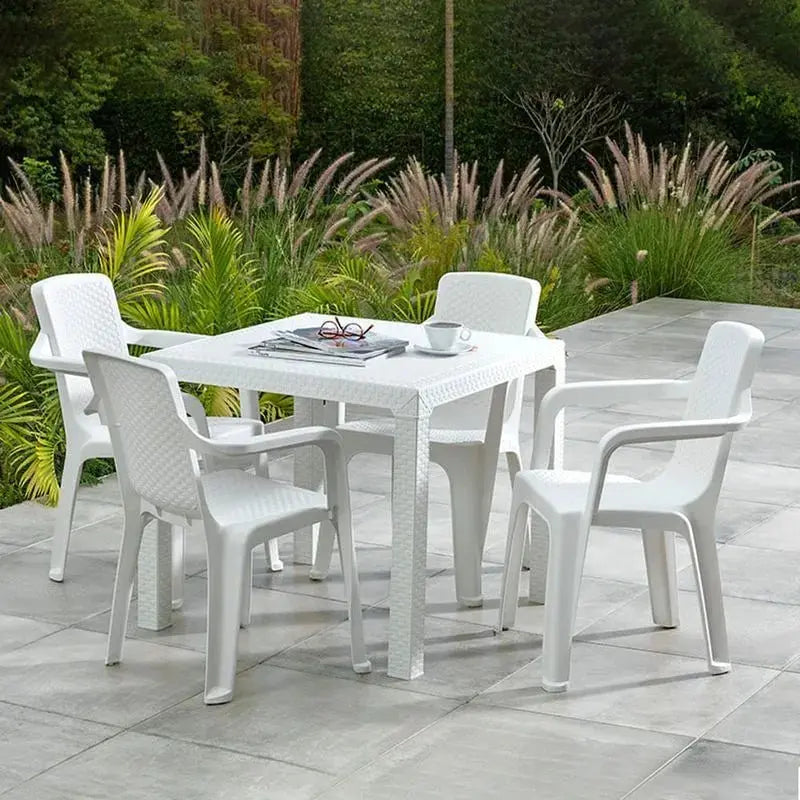 Mesa Eterna Apariencia Rattan - Rimax - Muebles Dummi