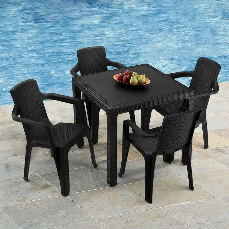Mesa Eterna Apariencia Rattan - Rimax - Muebles Dummi