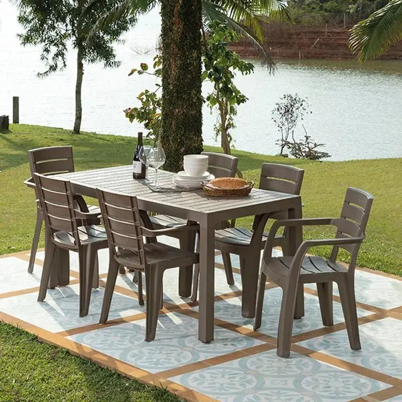 Mesa Familiar Baru Apariencia Madera - Rimax - Muebles Dummi