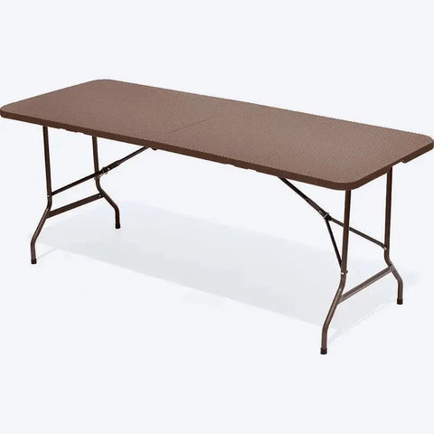 Mesa Plegable Banquetera Tipo Rattan - Rimax - Muebles Dummi