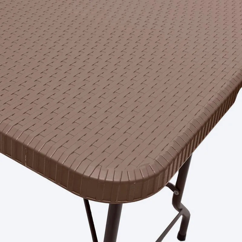 Mesa Plegable Banquetera Tipo Rattan - Rimax - Muebles Dummi