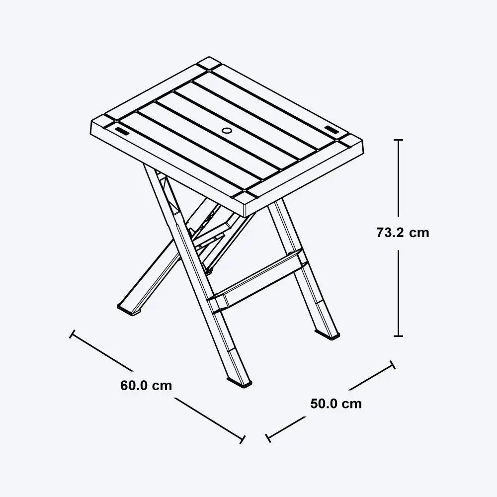 Mesa Plegable Barú - Rimax - Muebles Dummi