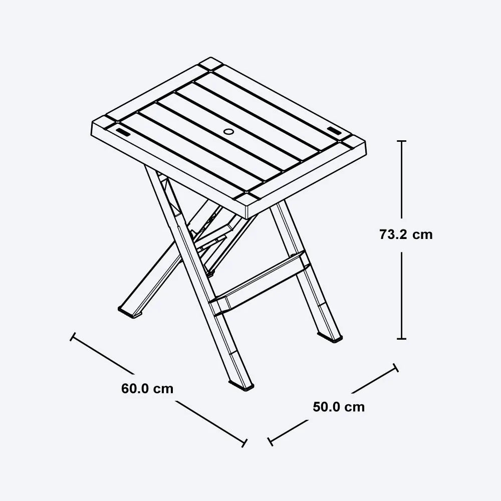 Mesa Plegable Barú - Rimax - Muebles Dummi