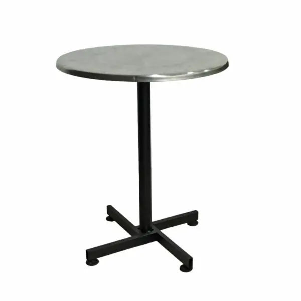 Mesa Redonda En Acero - Muebles Dummi