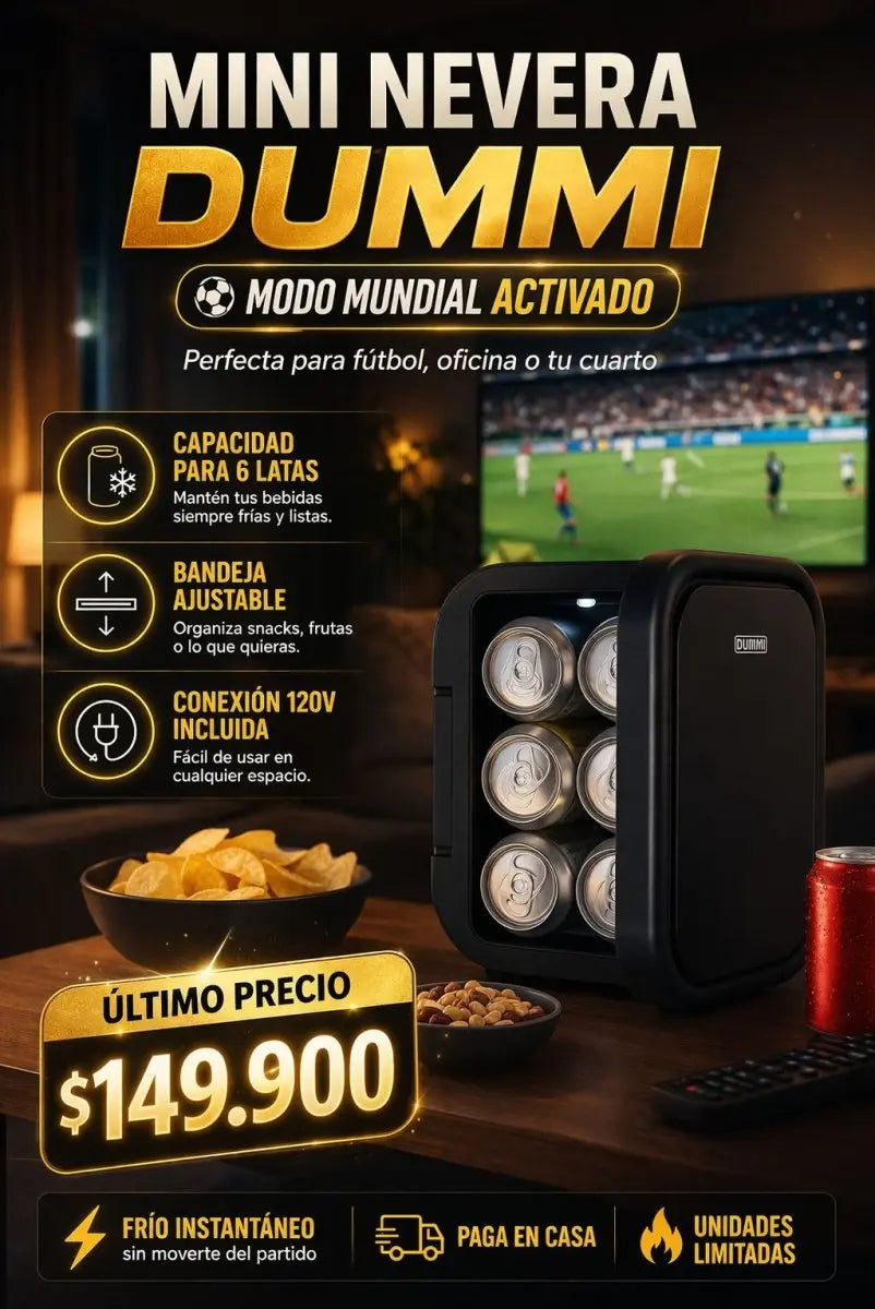 Mini Nevera Enfriador 4 Litros - Muebles Dummi