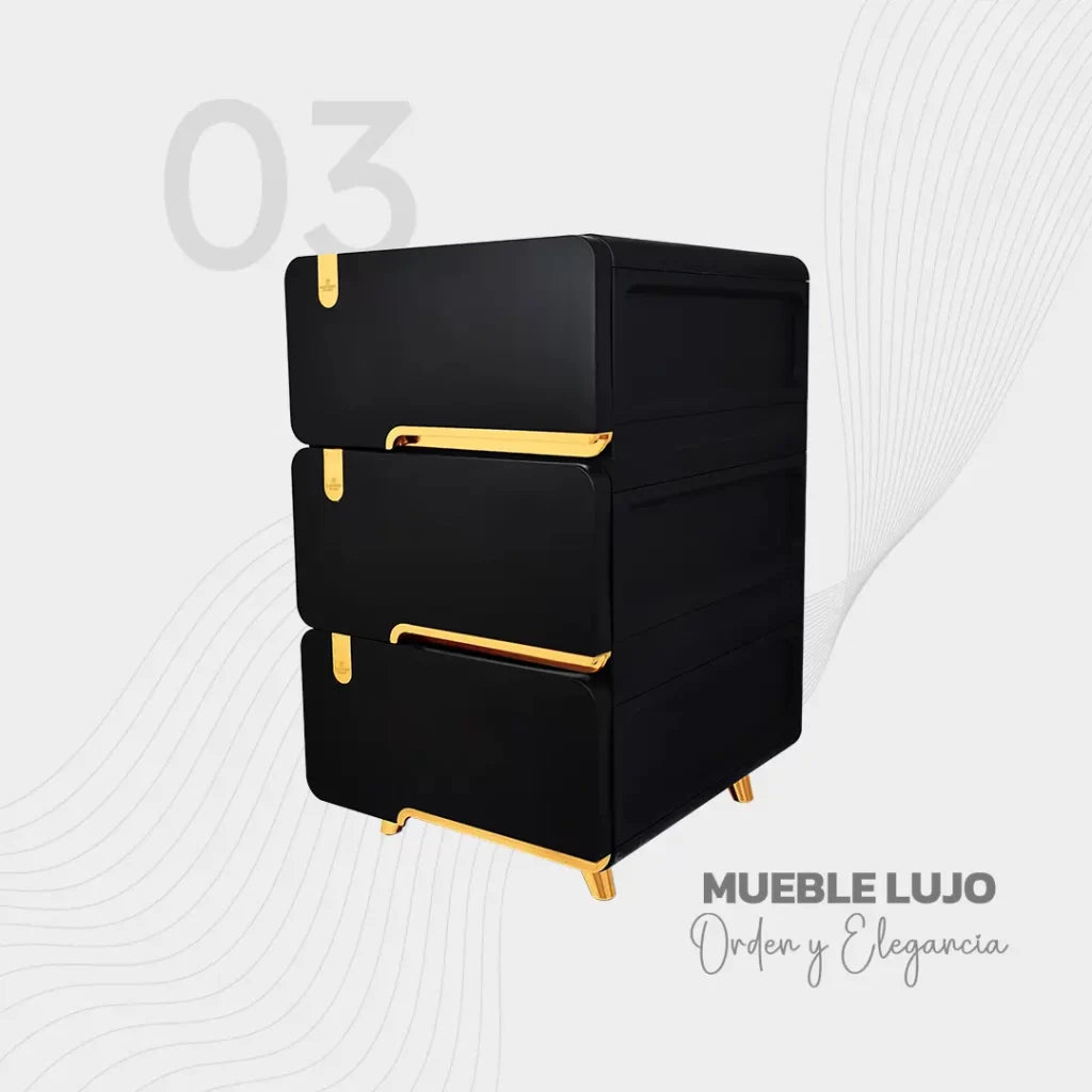 MUEBLE CAJONERO DE LUJO PEQUEÑO X3 - Muebles Dummi