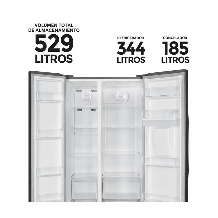 Nevecón KALLEY Side by Side 529 Litros - Muebles Dummi