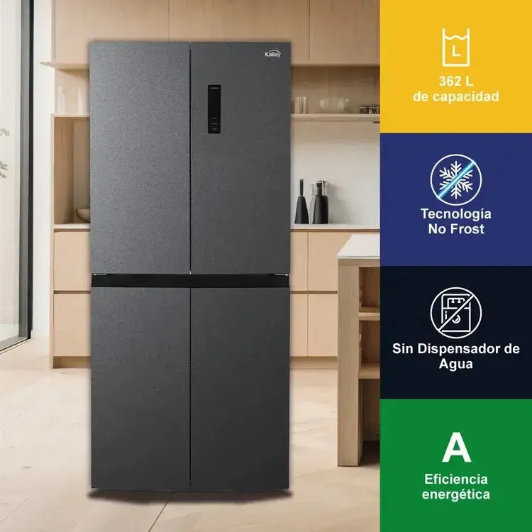 Nevecón KALLEY Tipo Europeo 362 Litros - Muebles Dummi