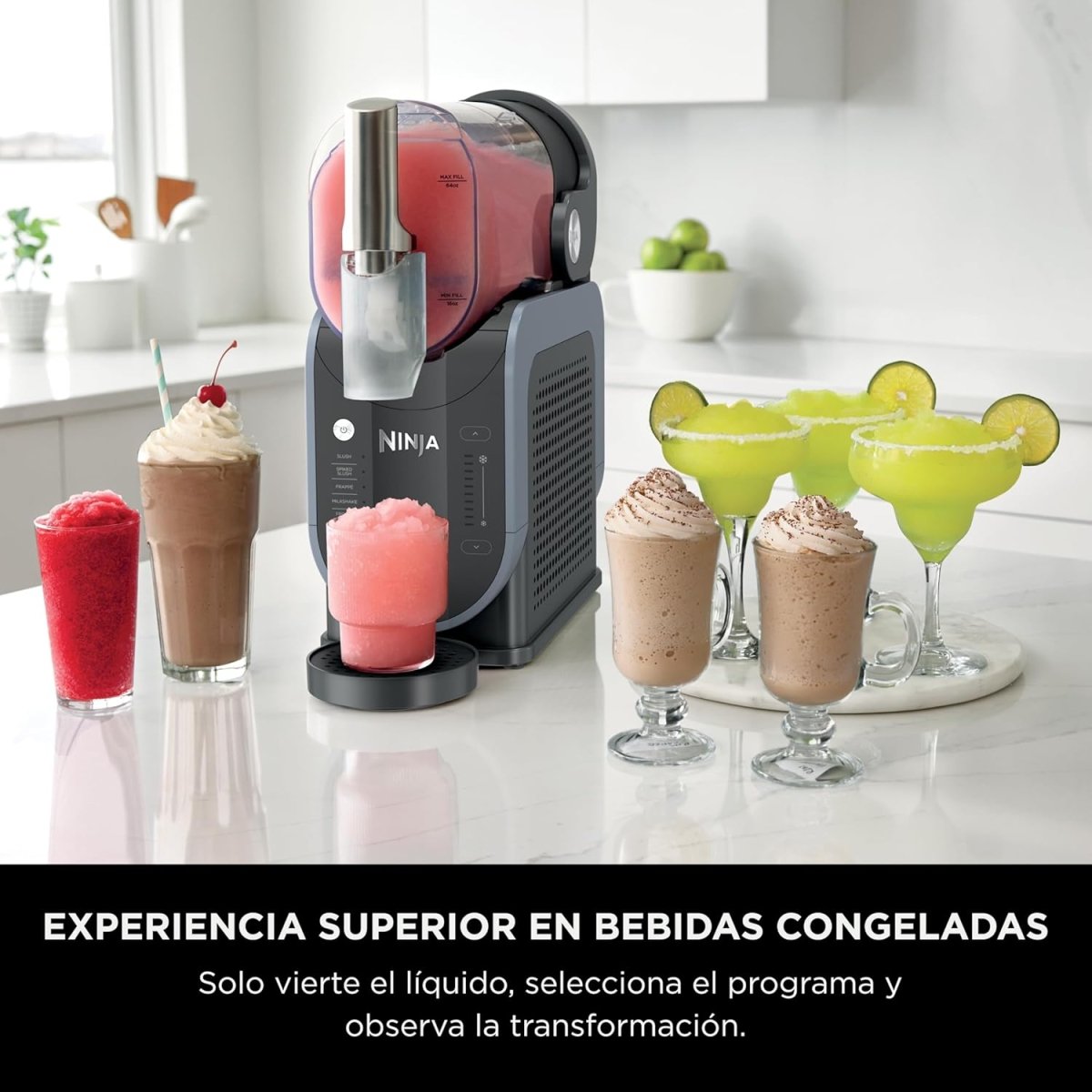 Ninja SLUSHi RapidChill, Máquina para Bebidas y Granizados - Muebles Dummi