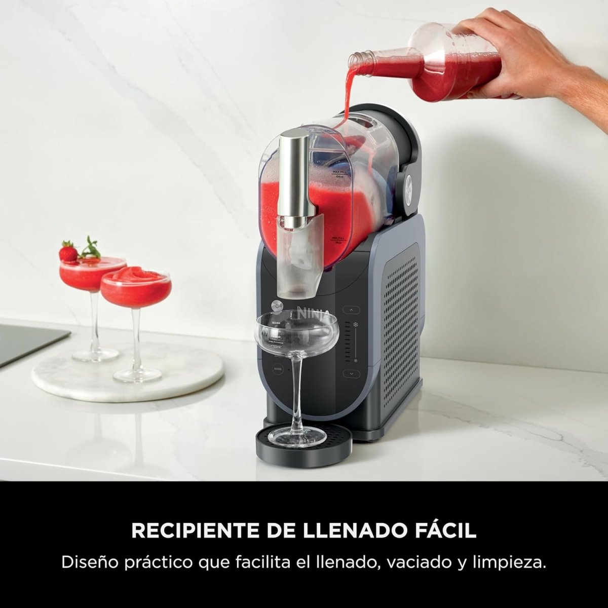 Ninja SLUSHi RapidChill, Máquina para Bebidas y Granizados - Muebles Dummi