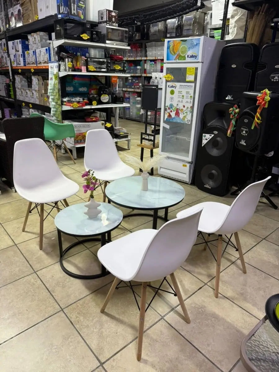 Juego de Sala Moderno Con Mesa de Centro - Muebles Dummi
