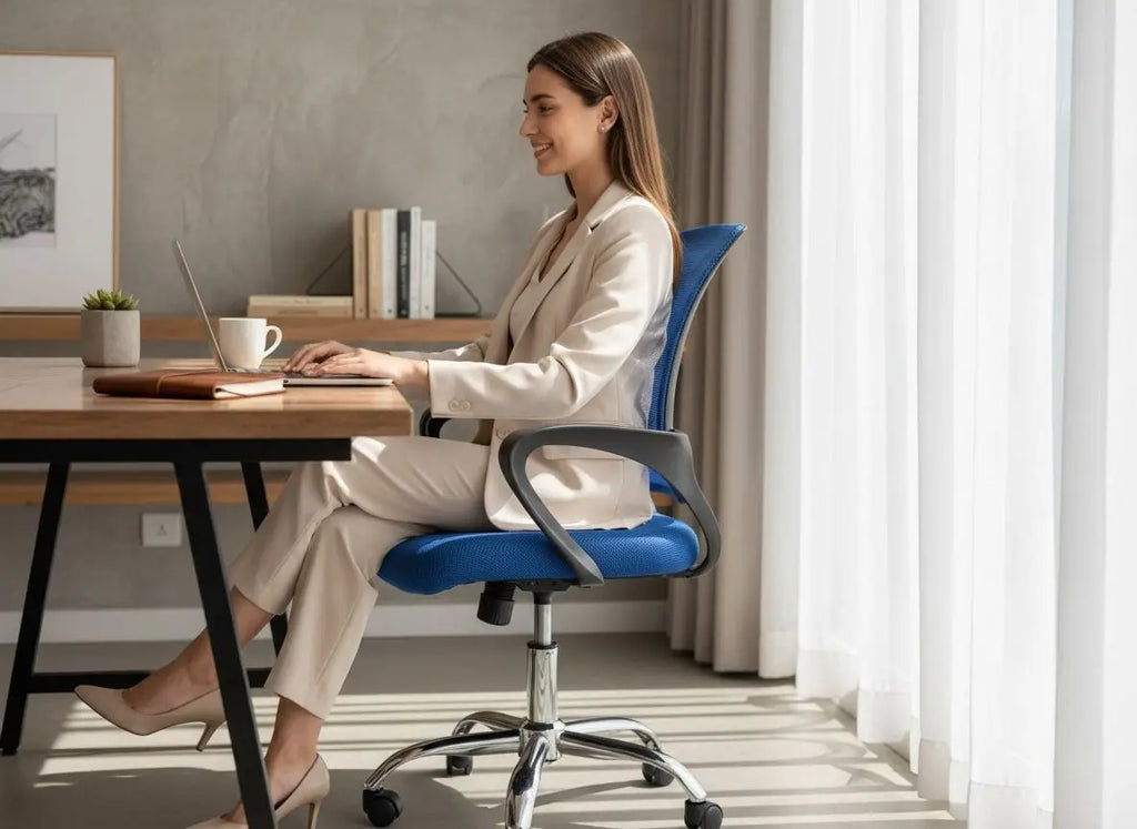Oferta! Silla Secretarial Ergonomica Con Envio Gratis en Medellin - Muebles Dummi