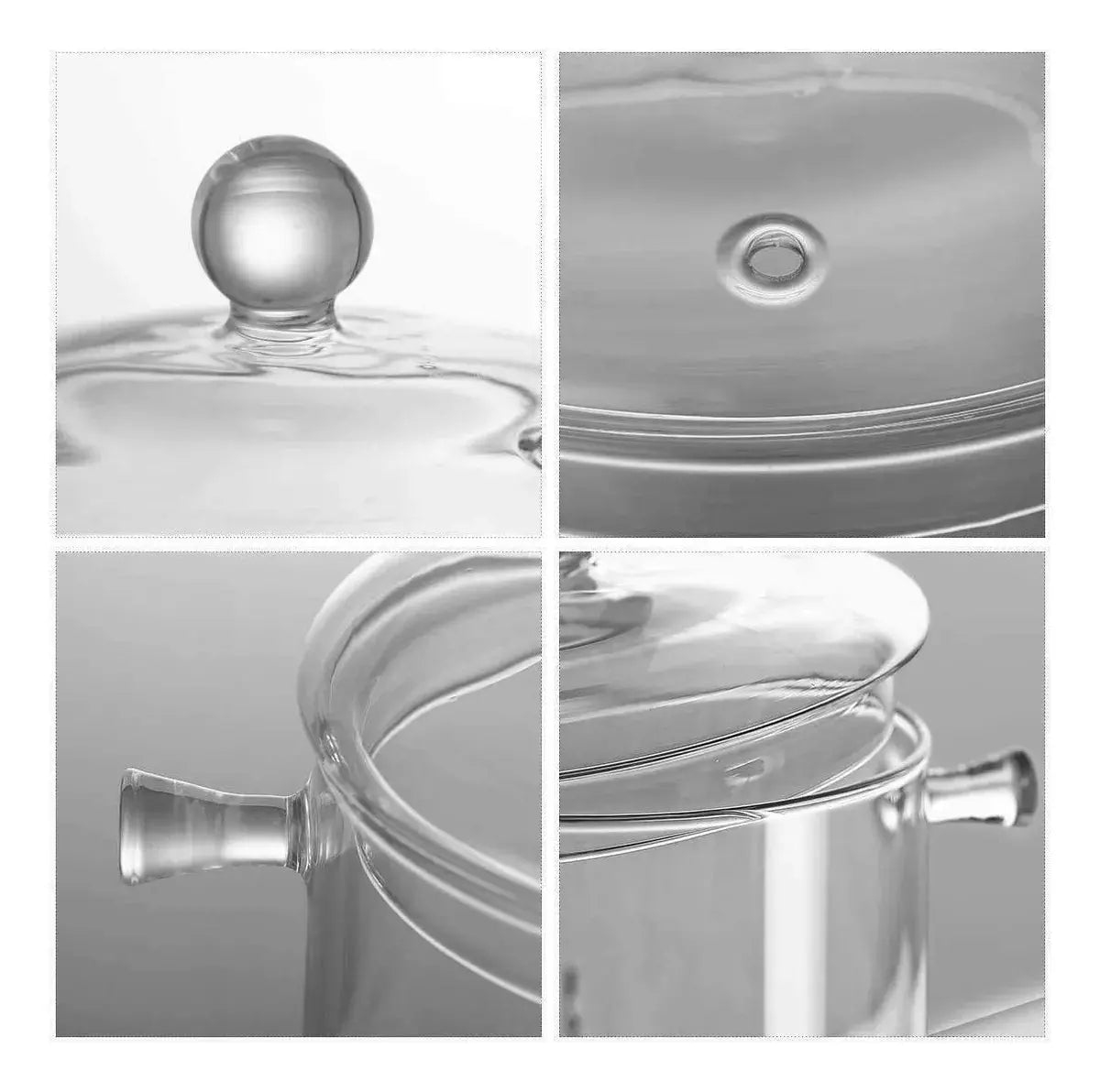 Olla De Cocina De Vidrio, 1.5 L - Muebles Dummi