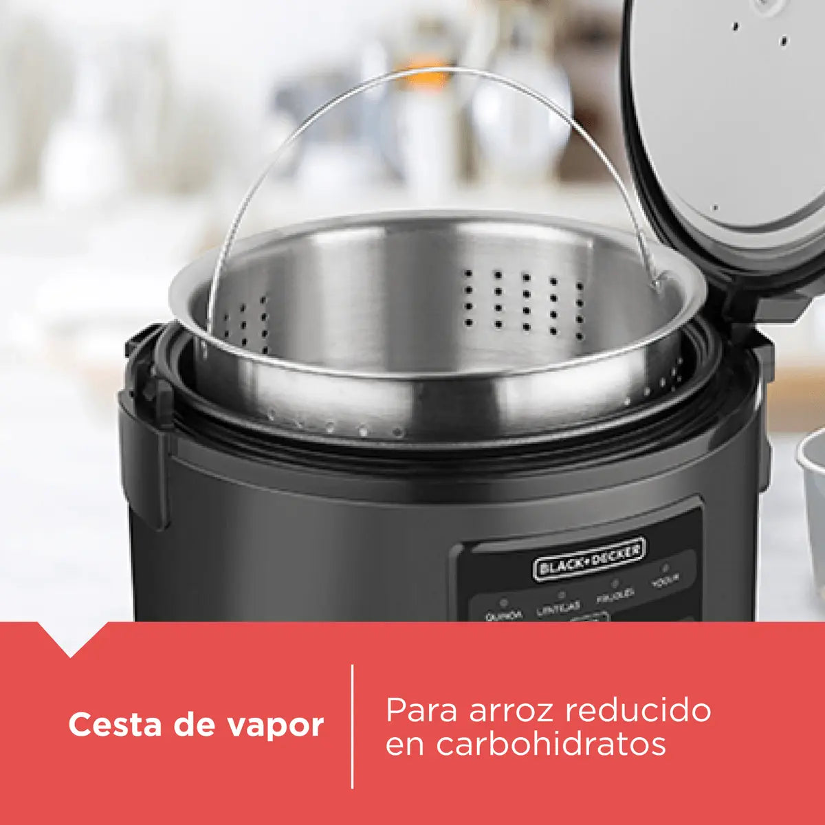 Olla Digital Multifuncion Black & Decker 3 Litros - Muebles Dummi