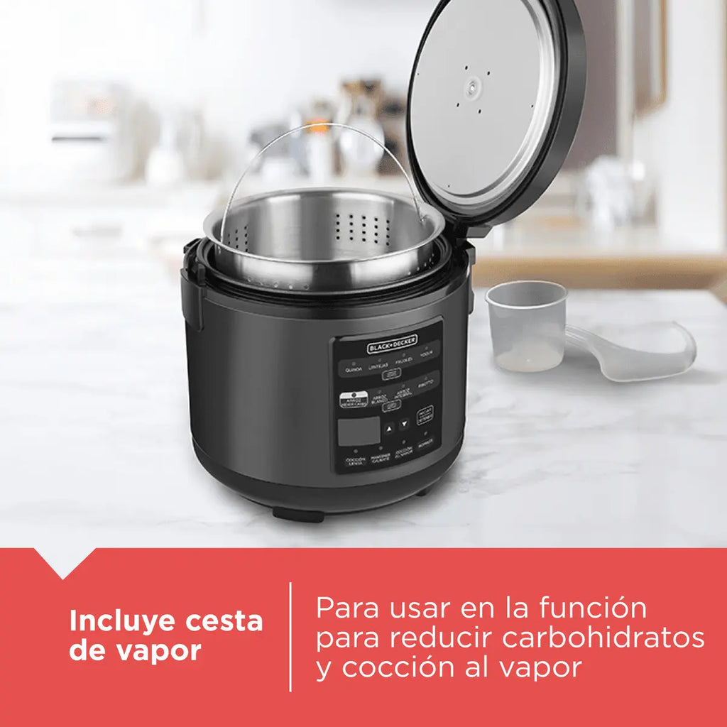 Olla Digital Multifuncion Black & Decker 3 Litros - Muebles Dummi