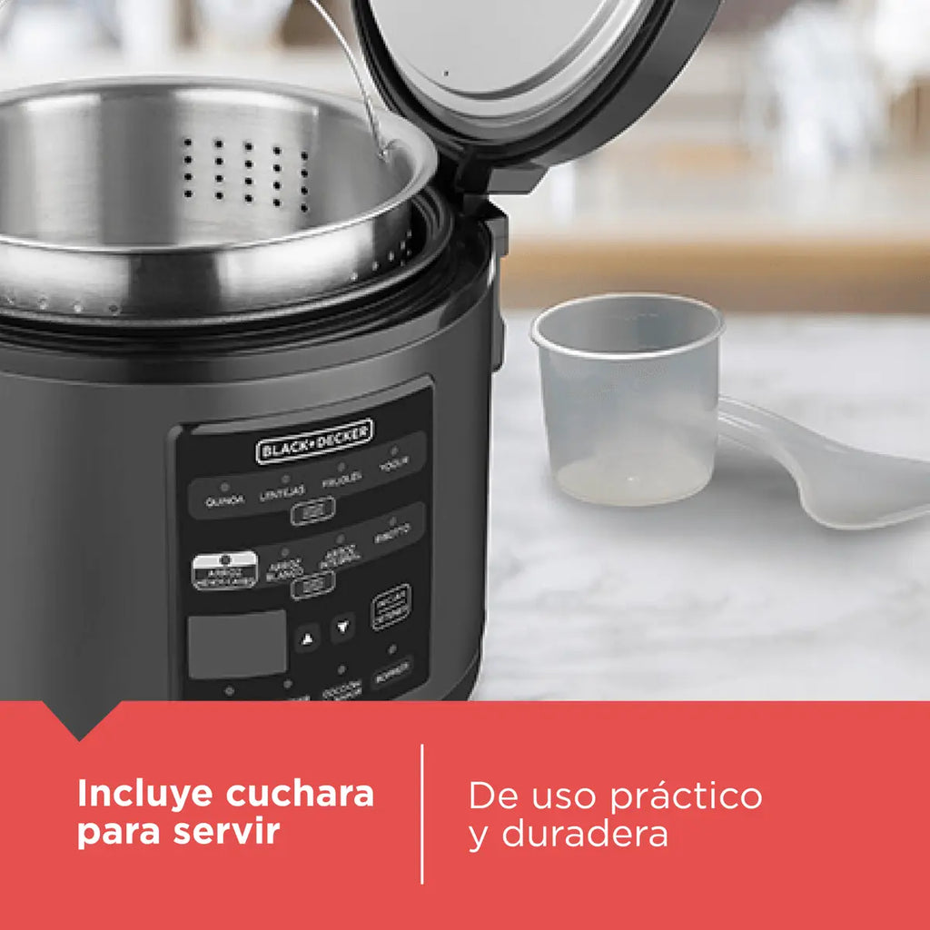 Olla Digital Multifuncion Black & Decker 3 Litros - Muebles Dummi