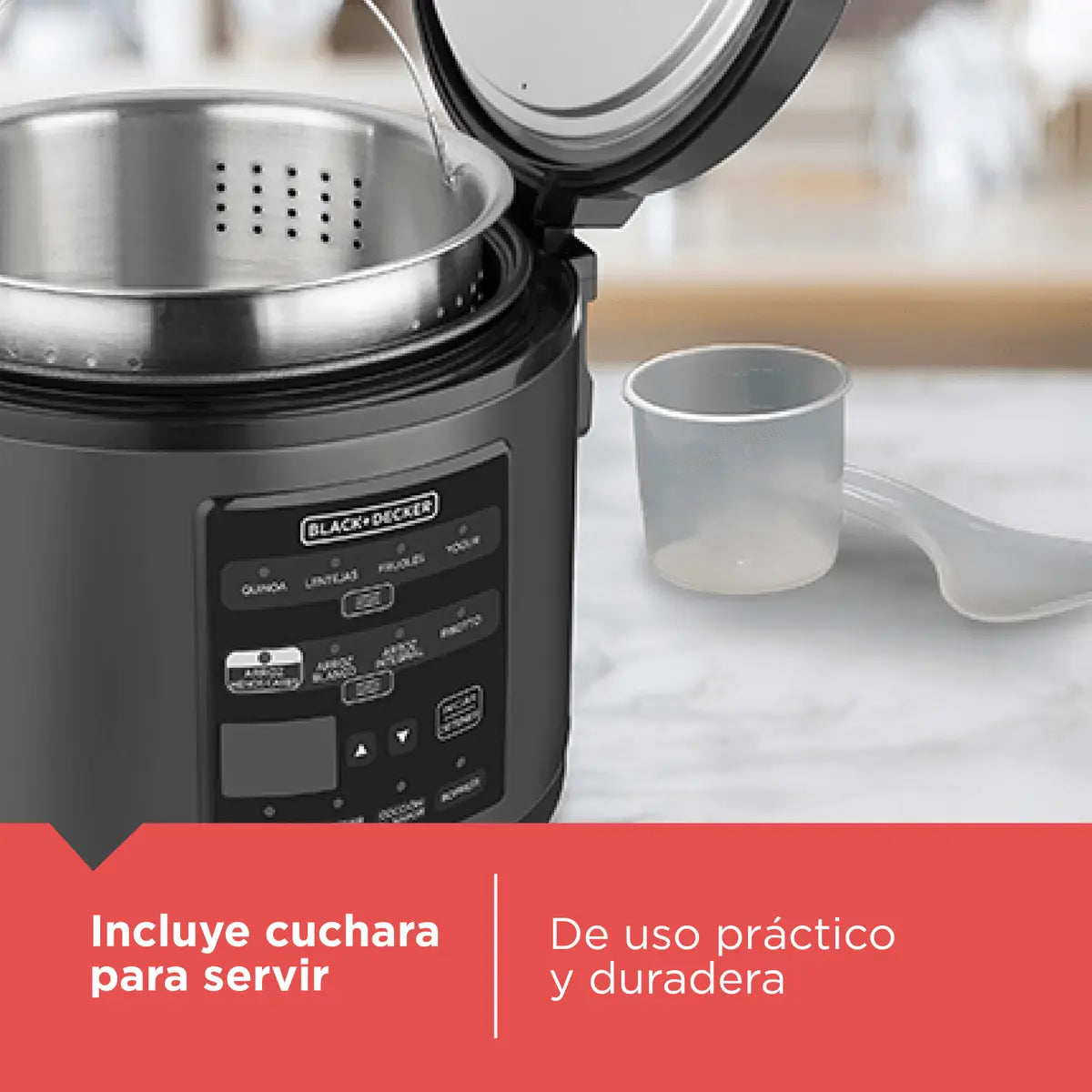 Olla Digital Multifuncion Black & Decker 3 Litros - Muebles Dummi