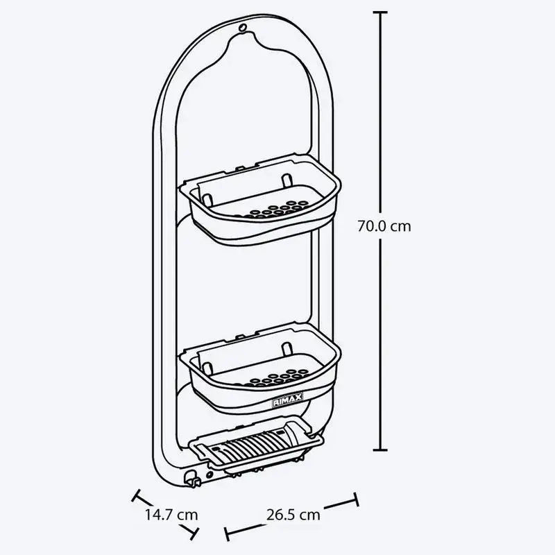 Organizador de Ducha - Rimax - Muebles Dummi