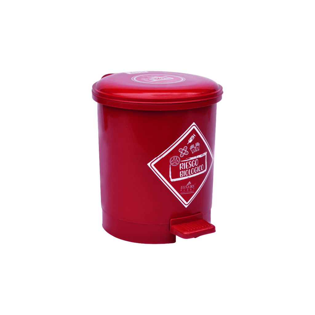 Papelera de Pedal Redonda 3,5 L - Muebles Dummi