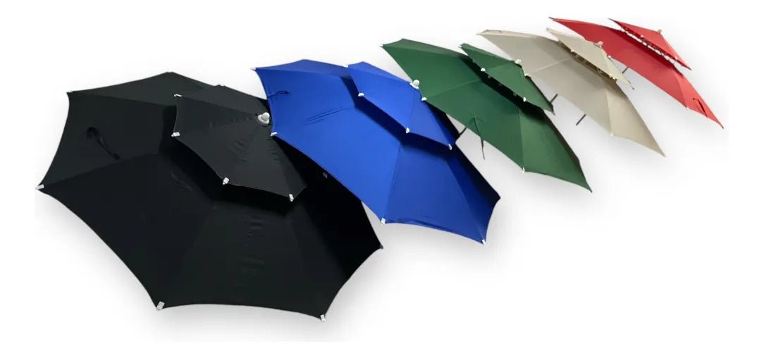Parasol De Lona Doble Techo - Muebles Dummi