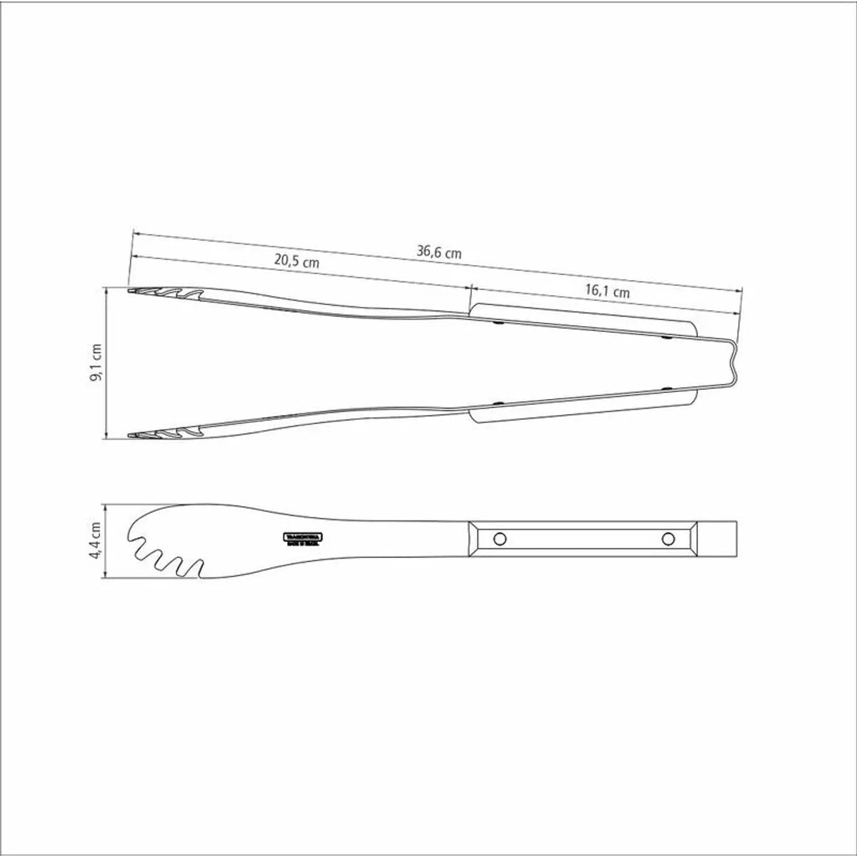Pinza para Carne Churrasco - Tramontina Polywood - Muebles Dummi