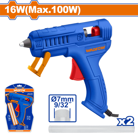 Pistola de Silicona WADFOW 110V incluye 2 Barras UWGL1407 - Muebles Dummi